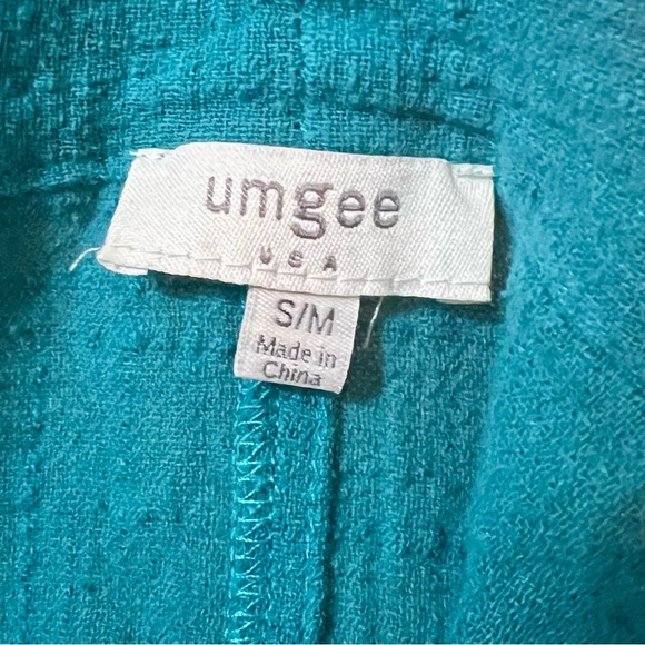 Umgee Green Open-Front Cardigan Sweater - Picture 4 of 5